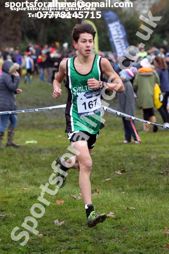 Boys under-13s, 2019 European Cross Country Trials and British Cross Challenge, Sefton Park, Liverpool.  Photo: David T. Hewitson/Sports for All Pics